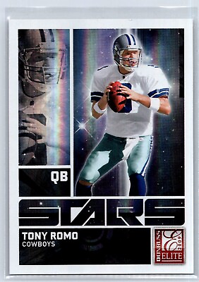 #ad 2009 Donruss Elite #9 Tony Romo Stars Black # 399