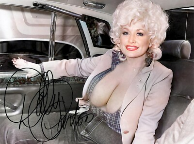 Dolly Parton SIGNED AUTOGRAPH SIGNATURE 8.5X 11 PHOTO PICTURE REPRINT Colorized
