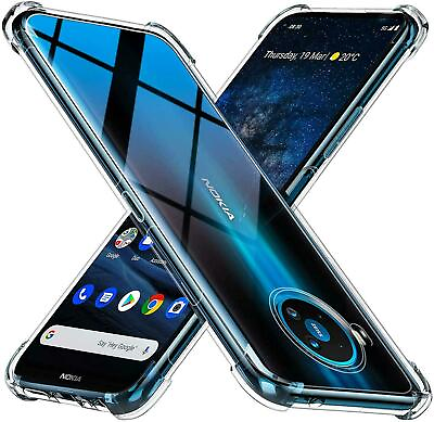 For Nokia X100 Case Shockproof Gel TPU CoverTempered Glass Screen Protector