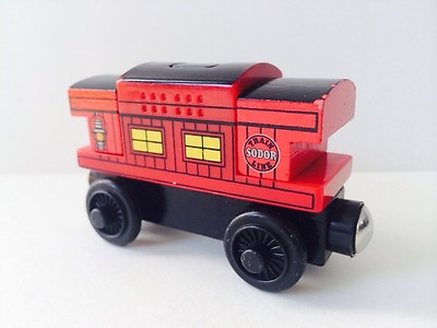 Thomas The Train MUSICAL CABOOSE plays Thomas THEME SONG Wooden Train Engine