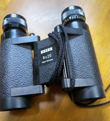 #ad Carl Zeiss Binoculars 8x20 OBERKOCHEN West Germany c38