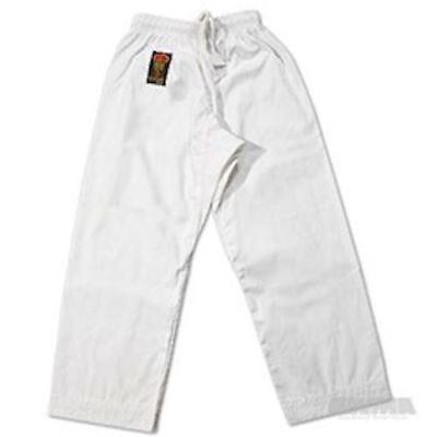 #ad New Proforce Gladiator Lightweight Karate WHITE Martial Arts Pants TKD
