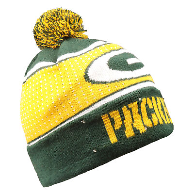 #ad Green Bay Packers Big Logo Light Up Knit Hat