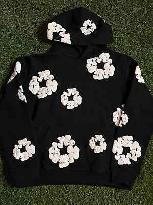 #ad Denim Tears Cotton Wreath Black Hoodie S XL LIMITED DEAL FREE SHIPPING
