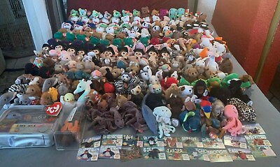 $2 Ty Beanie Babies Princess Di Curly Teddy Erin Valentino Halo Hope Many More