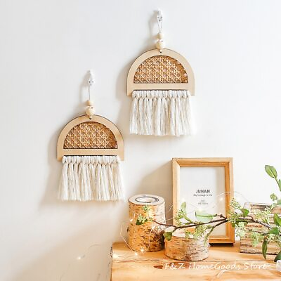 Simple Home Wall Hanging Woven Bamboo Weaving for House Decor Room