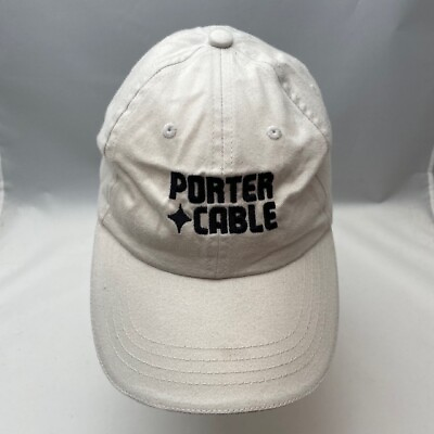 Porter Cable Hat Baseball Ball Cap Adjustable OSFM Embroidered Tan