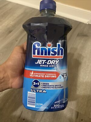 #ad Finish Jet Dry Ultra Rinse Aid Dishwasher Rinse Agent and Drying Agent 32 oz.  