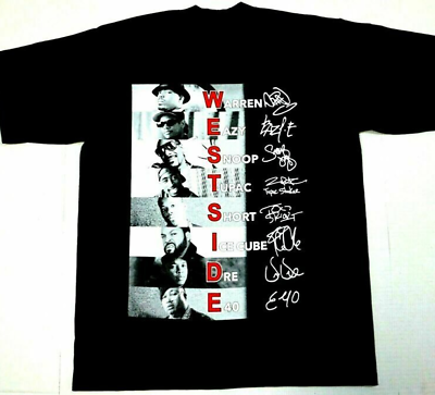 West Side Rappers Signed T shirt Black Cotton All Size S to 5XL Q1082
