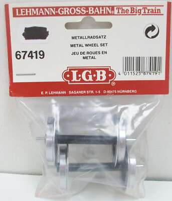 LGB 67419 Metal Solid Wheel Set Pack of 2