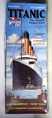 #ad TITANIC 1:350 Scale Model Ship Kit Deluxe Ed. Minicraft #11315 Extras READ