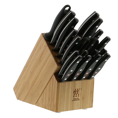 #ad ZWILLING Twin Signature 19 Piece German Knife Set with Block Made in