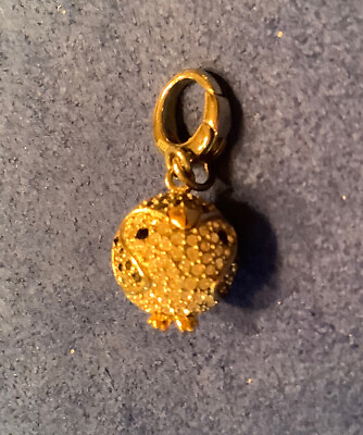 #ad #ad NWOT FOSSIL Brand Rose Gold Stainless Authentic Pave Crystal BIRD Charm