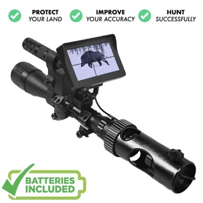 #ad Night Vision M PRO2 Infrared Rifle Scope 850nm IR HD Camera DVR 2023 TOP VERSION
