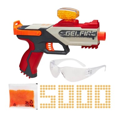 #ad Nerf Pro Gelfire Legion Blaster 5000 Gelfire Rounds 130 Round Hopper Eyewear