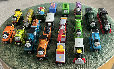 Thomas amp; Friends Wooden Railway Tank Engines Lot of 24 pieces