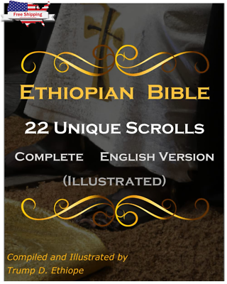 #ad Ethiopian Bible 22 Unique Scrolls: Complete English Version Illustrated ⭐⭐⭐⭐⭐