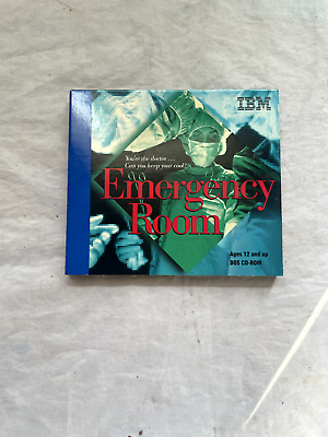 #ad IBM Emergency Room PC Game DOS CD ROM 1995