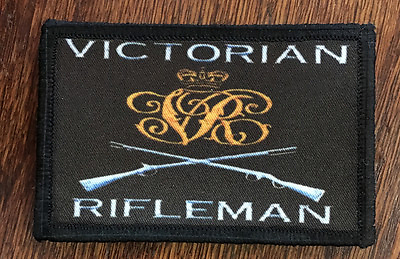 Victorian Rifleman Morale Patch Martini Henry Tactical Military USA Hook Army