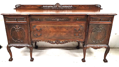 Chippendale Buffet Sideboard Antique by ROYAL FURNITURE Co