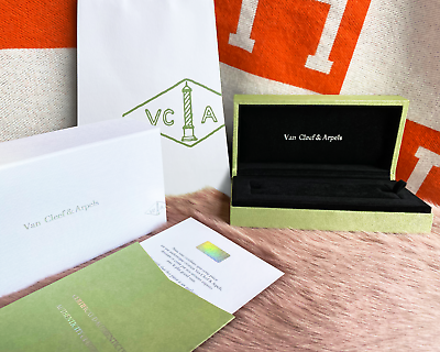 #ad VCA Van Cleef amp; Arpels Bracelet Box Outer Box Certificate Envelope Bag