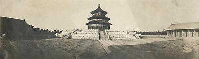 #ad c. 1900#x27;s Temple of Heaven PEKING CHINA Panorama Photograph
