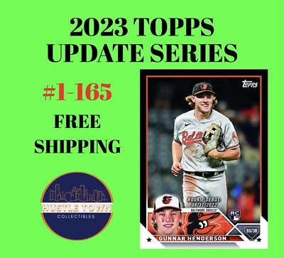 #ad 2023 Topps Update Baseball #US1 165 You Pick amp; Complete Your Set FREE SHIPPING