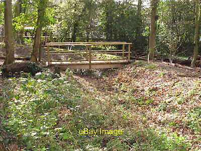 #ad Photo 6x4 Rainwater storage ditch Holland Park The park slopes down to Ab c2020