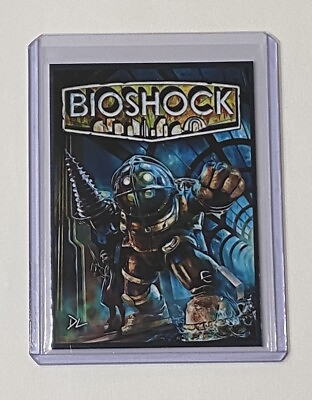 #ad Bioshock Limited Edition Artist Signed Game Cover Trading Card 4 10