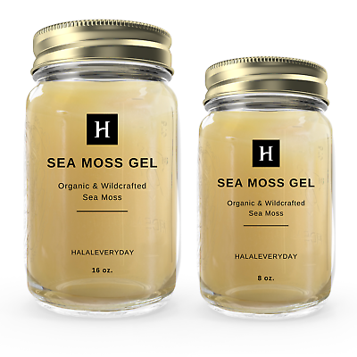 Sea Moss Gel Unflavored 100% Pure Raw Wildcrafted Irish Natural Superfood