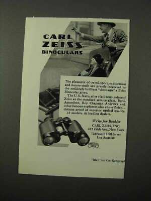 1931 Carl Zeiss Binoculars Ad