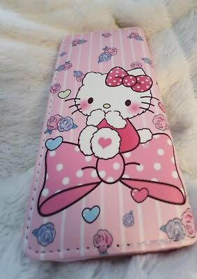 #ad #ad Hello Kitty Long Clutch Card Holder Wallet NEW