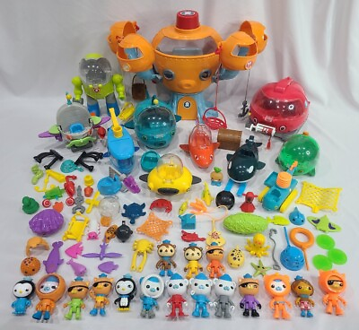 #ad Octonauts Octopod Playset Gup Vehicle Figures Creatures Lot
