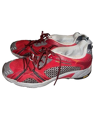 Mens Merrell Continuum VIBRAM Hiking Walking Shoes Size 13 Red