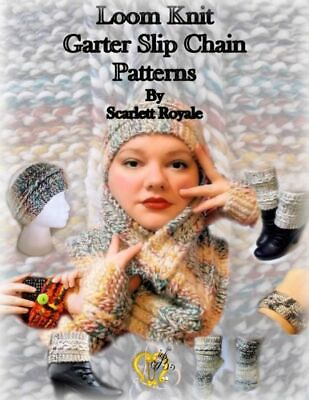 #ad Loom Knit Garter Slip Chain Patterns
