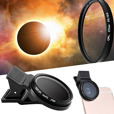 #ad Universal Solar Eclipse Smartphone Lens with Clip Solar Filter for Smartphone