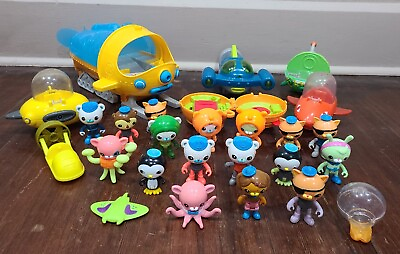 Octonauts Figures and Gup Vehicles Lot