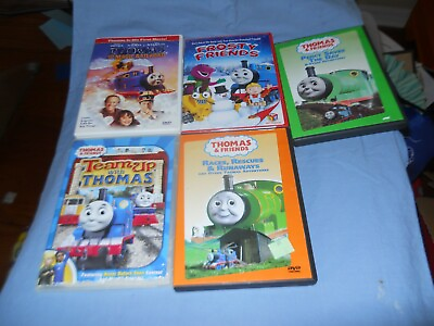 #ad Children#x27;s DVD lot of 5 Thomas the Train FREE SHIPPING