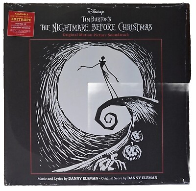#ad #ad Tim Burton#x27;s The Nightmare Before Christmas ZOETROPE Vinyl 2xLP New Sealed