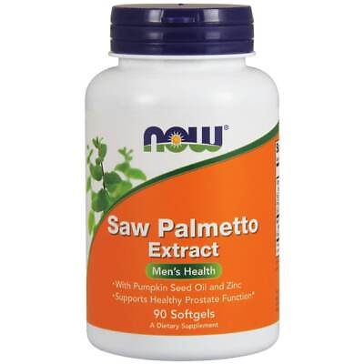 #ad NOW Foods Saw Palmetto Extract 90 Sgels