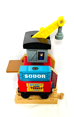 Swivel Coal Crane Loader Set Thomas amp; Friends Wooden Railway Train Cargo Car NEW