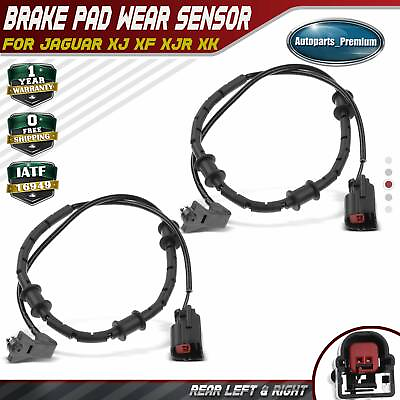 #ad 2x Rear Disc Brake Pad Wear Sensor for Jaguar XJ 10 17 XJR XK XKR XF XFR XFR S
