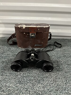 #ad Nikon Binoculars 8x30 8. 3° WF Field Glasses w Case Made In Japan Retro Item