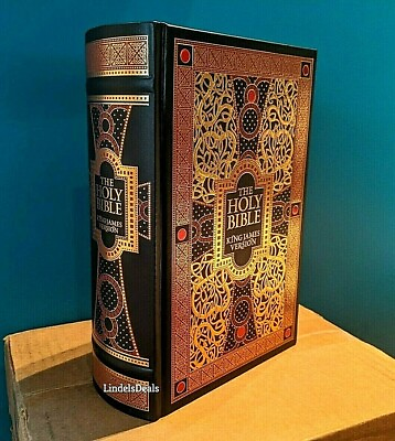 The Holy Bible King James Version Gustave Dore Illustrated Leather Bound NEW