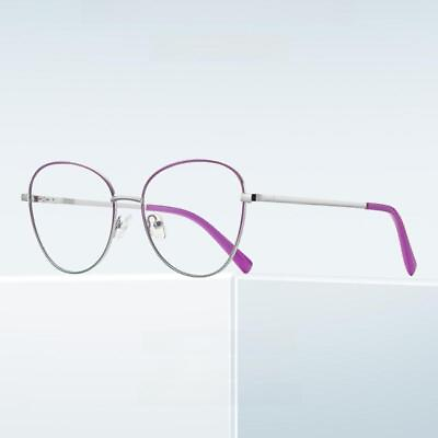 #ad Metal Colorful Magic Glasses Frame Anti Blue Light Glasses Square Eyeglasses C