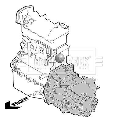 #ad Genuine Borg amp; Beck Engine Mounting fits Fiesta III Escort 1.4 95 BEM3692