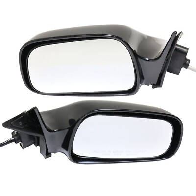 Set Of 2 Mirror Power For 1992 1996 Toyota Camry Left Right Paintable
