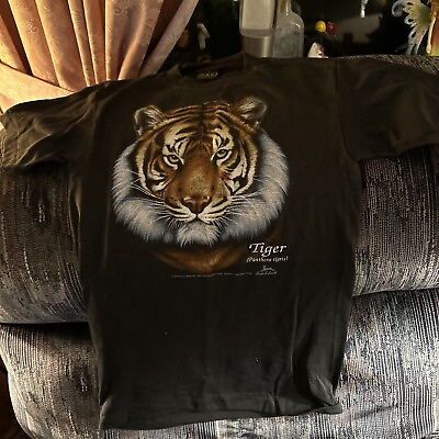 3d emblem Tiger T shirt vintage Kids Large Brand New Ships Immediately