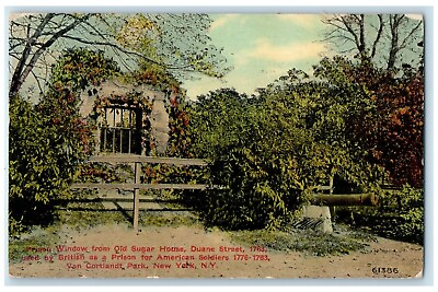 #ad #ad 1912 Prison Window Sugar House Duane Street Van Cortlandt Park New York Postcard