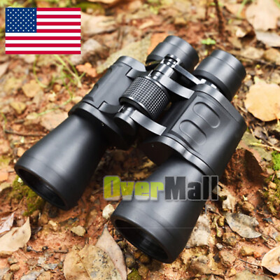 #ad German Military 100x180 with Day Night Vision Binoculars Optics Hunting Camping
